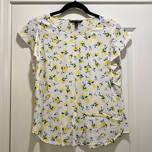 Banana Republic lemon top